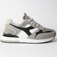 حذاء ديادورا ألون للرجال لون رمادي وأسود ونعل أبيض - Diadora Men's Alon Shoes