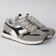 حذاء ديادورا ألون للرجال لون رمادي وأسود ونعل أبيض - Diadora Men's Alon Shoes