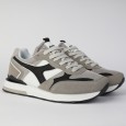 حذاء ديادورا ألون للرجال لون رمادي وأسود ونعل أبيض - Diadora Men's Alon Shoes