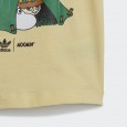 طقم اديداس اكس مومن للأطفال لون أصفر-adidas Kids' Originals x Moomin Shorts and Tee Set - Yellow