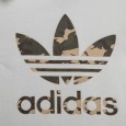 طقم اديداس كامو للأطفال لون أبيض وبني- adidas Kids' Camo Tee and Shorts Set - White