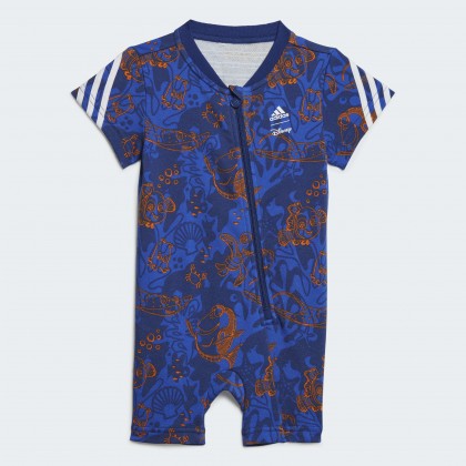 تبان اديداس اكس ديزني للأطفال لون أزرق-adidas Kids' x Disney Finding Nemo Bodysuit - Blue