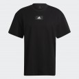 تيشيرت اديداس اسينشيال للرجال لون أسود-adidas Mens' Essentials FeelVivid Drop Shoulder Tee - Black