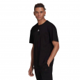 تيشيرت اديداس اسينشيال للرجال لون أسود-adidas Mens' Essentials FeelVivid Drop Shoulder Tee - Black