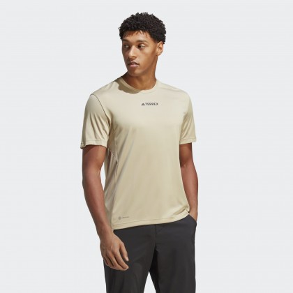 تيشيرت اديداس تيريكس للرجال لون بيج-adidas Mens' Terrex Multi Tee - Beige