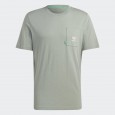 تيشيرت اديداس اسينشيال بلس للرجال لون أخضر فاتح- adidas Mens Essentials+ Made With Hemp Tee - Green