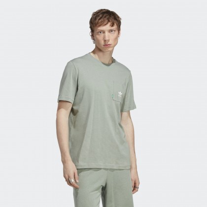 تيشيرت اديداس اسينشيال بلس للرجال لون أخضر فاتح- adidas Mens Essentials+ Made With Hemp Tee - Green