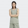 تيشيرت حفر اديداس للرجال لون أخضر فيروزي- adidas Mens' Essentials+ Made With Hemp Tank Top - Green