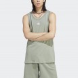 تيشيرت حفر اديداس للرجال لون أخضر فيروزي- adidas Mens' Essentials+ Made With Hemp Tank Top - Green