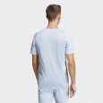 تيشيرت اديداس رن ايكونز ٣ للرجال لون أزرق- adidas Mens' RUN ICONS 3 STRIPES TEE - Blue