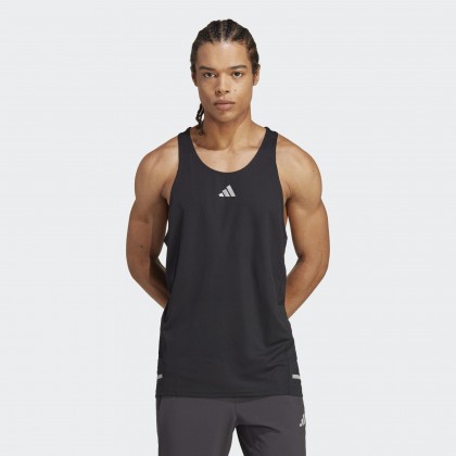 تيشيرت حفر اديداس اكس سيتي للرجال لون أسود- adidas Mens' X-City Cooler Singlet - Black