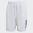 شورت اديداس كلوب ثلاث خطوط للرجال لون أبيض- adidas Mens' Club 3-Stripes Tennis Shorts - White