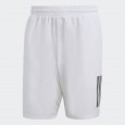 شورت اديداس كلوب ثلاث خطوط للرجال لون أبيض- adidas Mens' Club 3-Stripes Tennis Shorts - White