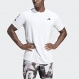 تيشيرت اديداس كلوب ثلاث خطوط للرجال لون أبيض- adidas Mens' Club 3-Stripes Tennis T-Shirt- White