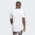 تيشيرت اديداس كلوب ثلاث خطوط للرجال لون أبيض- adidas Mens' Club 3-Stripes Tennis T-Shirt- White