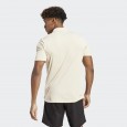 تيشيرت اديداس بولو ثلاث خطوط للرجال لون بيج- adidas Mens' 3-Stripes Polo T-Shirt- Beige