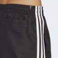 شورت اديداس اورجينال اديكلر ثلاث خطوط للرجال لون أسود- adidas Mens' Originals Adicolor 3-Stripes Swim Shorts - Black