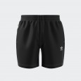 شورت اديداس اورجينال اديكلر ثلاث خطوط للرجال لون أسود- adidas Mens' Originals Adicolor 3-Stripes Swim Shorts - Black