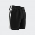 شورت اديداس اورجينال اديكلر ثلاث خطوط للرجال لون أسود- adidas Mens' Originals Adicolor 3-Stripes Swim Shorts - Black