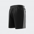 شورت اديداس اورجينال اديكلر ثلاث خطوط للرجال لون أسود- adidas Mens' Originals Adicolor 3-Stripes Swim Shorts - Black