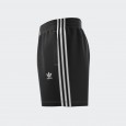 شورت اديداس اورجينال اديكلر ثلاث خطوط للرجال لون أسود- adidas Mens' Originals Adicolor 3-Stripes Swim Shorts - Black