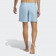 شورت اديداس اسينشيال سويلد للرجال لون أزرق- adidas Mens' Adicolor Essentials Solid Swim Shorts - Blue