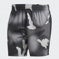 شورت اديداس كامبو اول اوفر برينت للرجال لون أسود وأبيض- adidas Mens' Camo All Over Print Swim Shorts