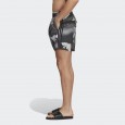 شورت اديداس كامبو اول اوفر برينت للرجال لون أسود وأبيض- adidas Mens' Camo All Over Print Swim Shorts