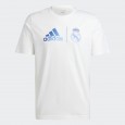 تيشيرت اديداس ريال مدريد جرافيك للرجال لون أبيض- adidas Mens' Real Madrid Graphic Tee - White