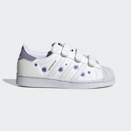 حذاء اديداس سوبر ستار للأطفال لون أبيض-adidas Kids' Superstar Shoes - White