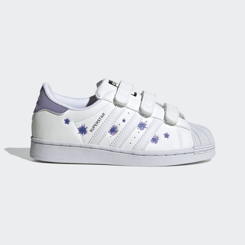 حذاء اديداس سوبر ستار للأطفال لون أبيض-adidas Kids' Superstar