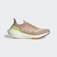 حذاء اديداس ألترا بوست 21 للنساء لون بيج وزهري -adidas Womens' Ultraboost 21 Shoes - Beige