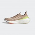 حذاء اديداس ألترا بوست 21 للنساء لون بيج وزهري -adidas Womens' Ultraboost 21 Shoes - Beige