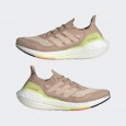 حذاء اديداس ألترا بوست 21 للنساء لون بيج وزهري -adidas Womens' Ultraboost 21 Shoes - Beige