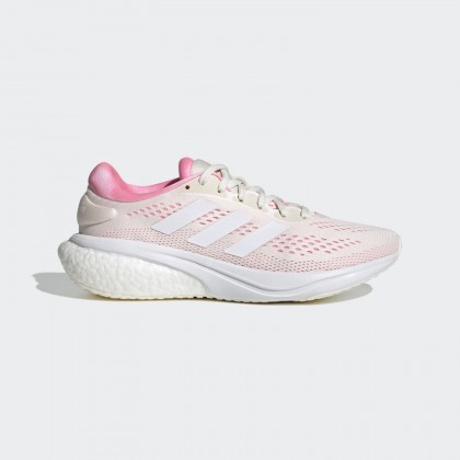 حذاء اديداس سوبر نوفا 2 للنساء لون أبيض وزهري -adidas Womens' Supernova 2 Running Shoes - White