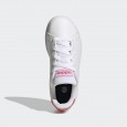 صندل اديداس ادفانتج لايف ستايل كورت للأطفال لون أبيض-adidas Kids' Advantage Lifestyle Court Lace Shoes - White