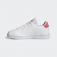 صندل اديداس ادفانتج لايف ستايل كورت للأطفال لون أبيض-adidas Kids' Advantage Lifestyle Court Lace Shoes - White