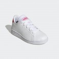 صندل اديداس ادفانتج لايف ستايل كورت للأطفال لون أبيض-adidas Kids' Advantage Lifestyle Court Lace Shoes - White