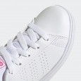 صندل اديداس ادفانتج لايف ستايل كورت للأطفال لون أبيض-adidas Kids' Advantage Lifestyle Court Lace Shoes - White