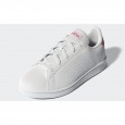 صندل اديداس ادفانتج لايف ستايل كورت للأطفال لون أبيض-adidas Kids' Advantage Lifestyle Court Lace Shoes - White