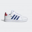 حذاء اديداس جراند كورت للأطفال لون أبيض-adidas Kids' Grand Court Shoes - White