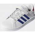 حذاء اديداس جراند كورت للأطفال لون أبيض-adidas Kids' Grand Court Shoes - White