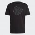 تيشيرت اديداس اكس اندري للرجال لون أسود- adidas Mens' Originals x André Saraiva Tee - Black