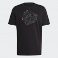 تيشيرت اديداس اكس اندري للرجال لون أسود- adidas Mens' Originals x André Saraiva Tee - Black