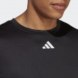 تيشيرت اديداس هت بيس للرجال لون أسود- adidas Mens' HIIT Base Training Tee - Black