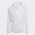 جاكيت اديداس ماراثون ورم اب للرجال لون أبيض - adidas Mens' Marathon Warm-Up Running Jacket - White