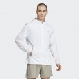 جاكيت اديداس ماراثون ورم اب للرجال لون أبيض - adidas Mens' Marathon Warm-Up Running Jacket - White