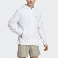 جاكيت اديداس ماراثون ورم اب للرجال لون أبيض - adidas Mens' Marathon Warm-Up Running Jacket - White