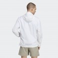 جاكيت اديداس ماراثون ورم اب للرجال لون أبيض - adidas Mens' Marathon Warm-Up Running Jacket - White