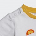 طقم اديداس سمر للأطفال لون أصفر وأبيض-adidas Kids' Summer Set - Yellow